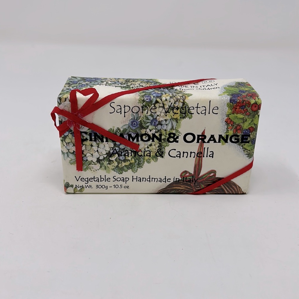 Sapone Vegetale Cinnamon Orange Arancja Cannella Vegetable Handsoap Handmade